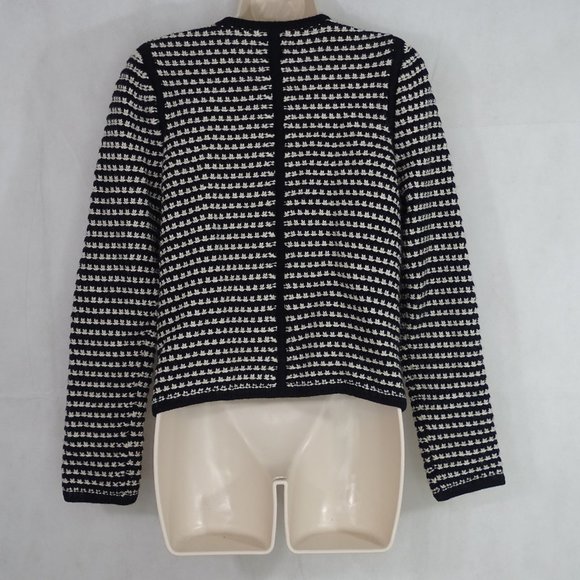 Ann Taylor Loft Knit Cardigan Sweater Zip Size M - Picture 3 of 6